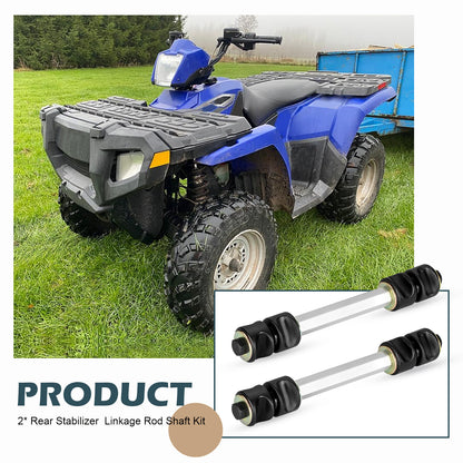 2 Rear Stabilizer Linkage Rods for Polaris Ranger 500 (2005–2009)