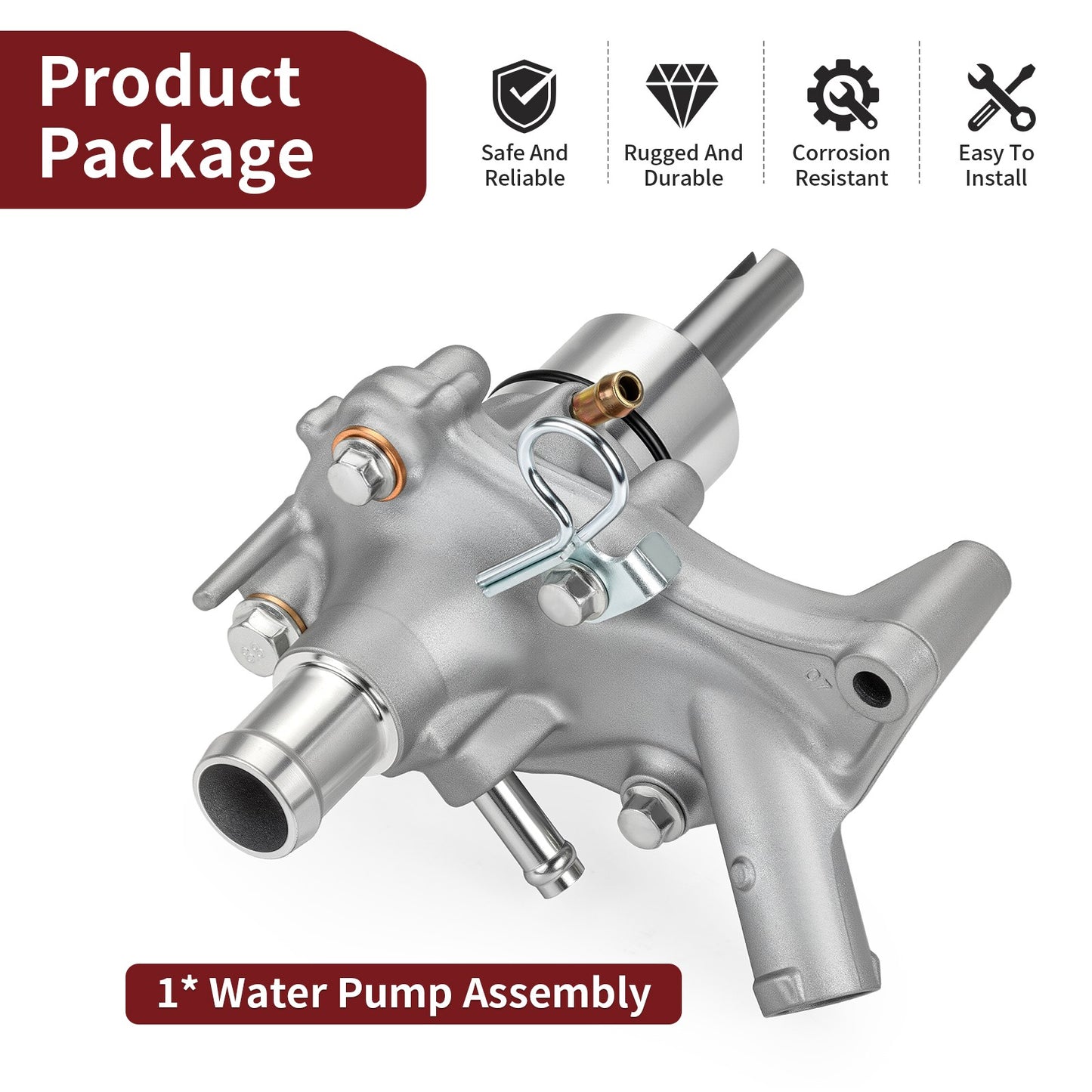Water Pump Assembly for Honda TRX650 FA FGA Rincon 2004–2005