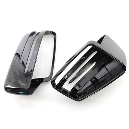 Gloss Black Rearview Mirror Covers for Mercedes Benz E/C/S W212 W204 W221 (N/A)