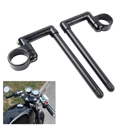 50MM Cafe Racer Clip-On Handlebar for Universal Motorcycles (7/8")