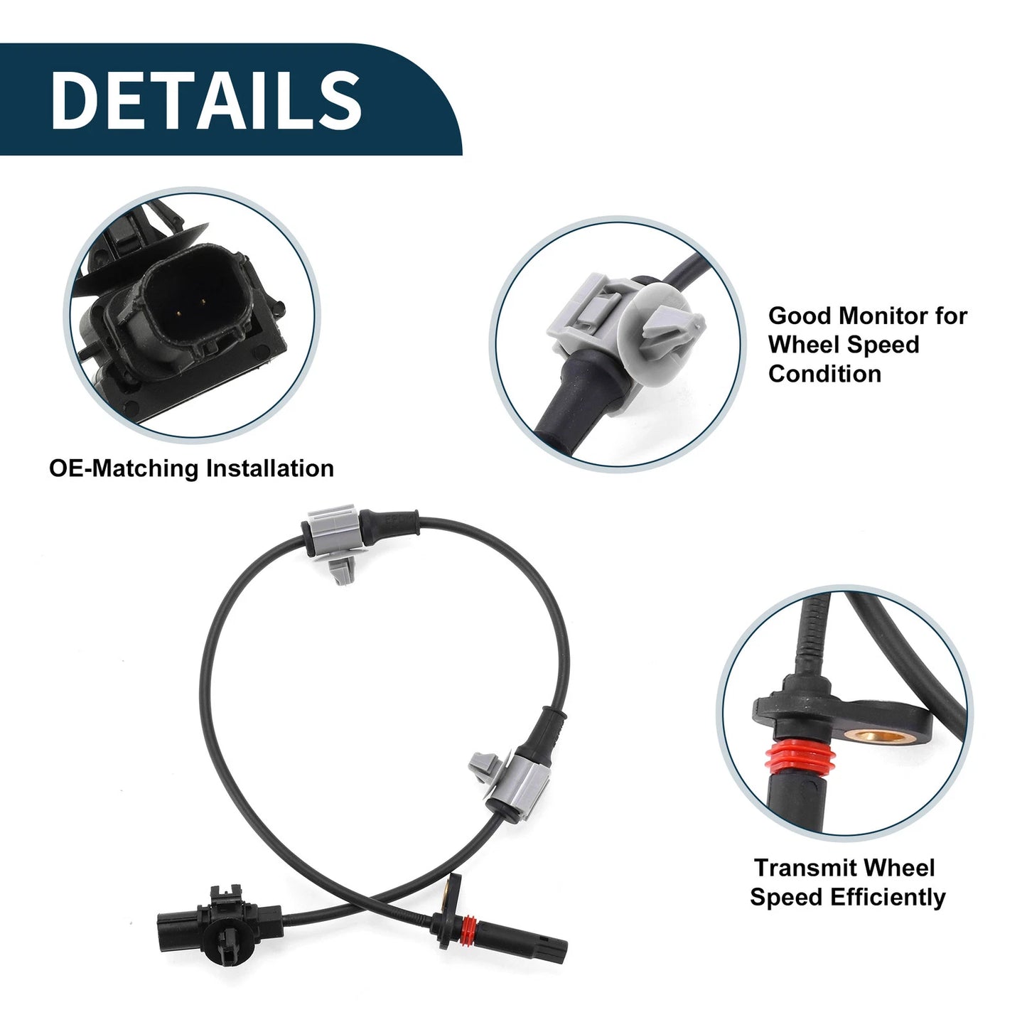 ABS Wheel Speed Sensor No. 57475-SXS-003 for Honda CR-V (2007–2011)