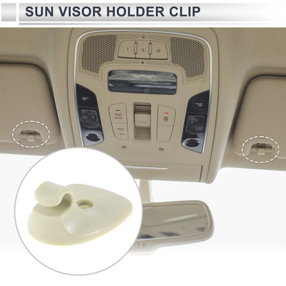 Sun Visor Holder Clip for Chrysler Sebring, Dodge Avenger (No. 1GW25DW1AA) Beige