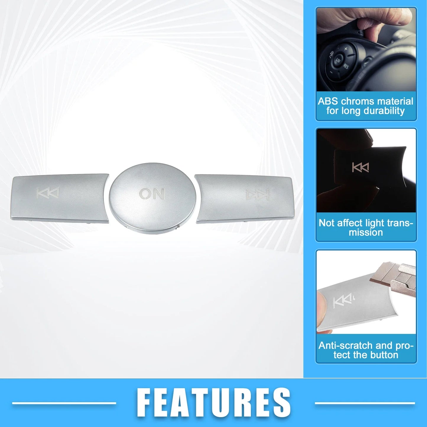 Radio Button Cover Sticker for Mercedes-Benz C Class (2015-2023)