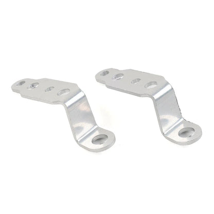 Universal Silver Headlight Rearview Mirror Bracket Extension