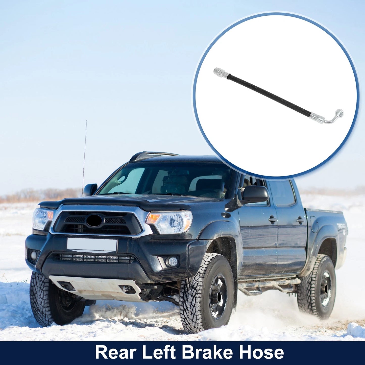 Rear Left Brake Hose for Toyota Tacoma (2005–2015) No. 9094702G16