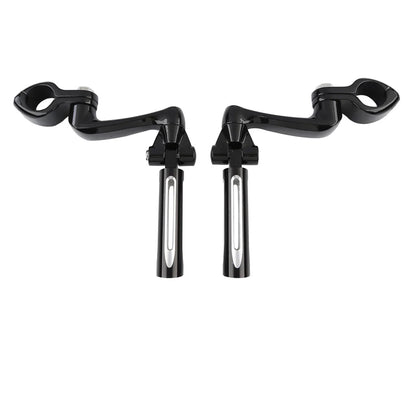 1.25" Highway Bar Male Mount Footpegs for Harley Touring Road Glide (2009-2023)