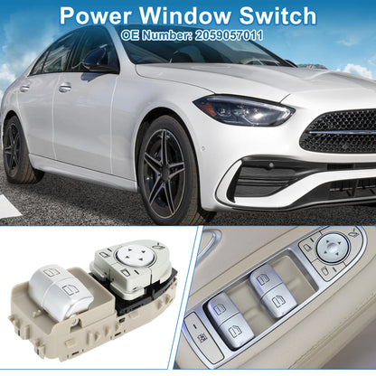 Front Driver Side Power Window Switch for Mercedes-Benz C63 (2015–2021) No.2059057011