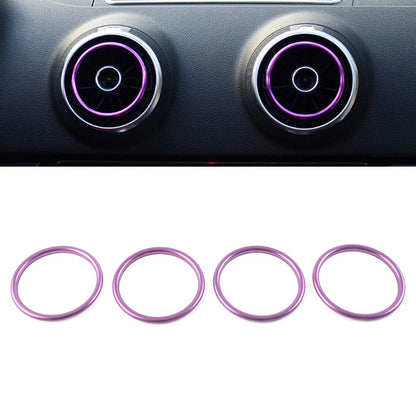 Center Console Gear Shift Panel Cover for Audi TT 8N (2001–2006) Carbon Fiber Red