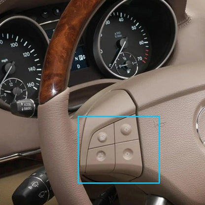 4 x Buttons Steering Wheel Control Switch for Benz W164 W251 W245 (2006-2015)