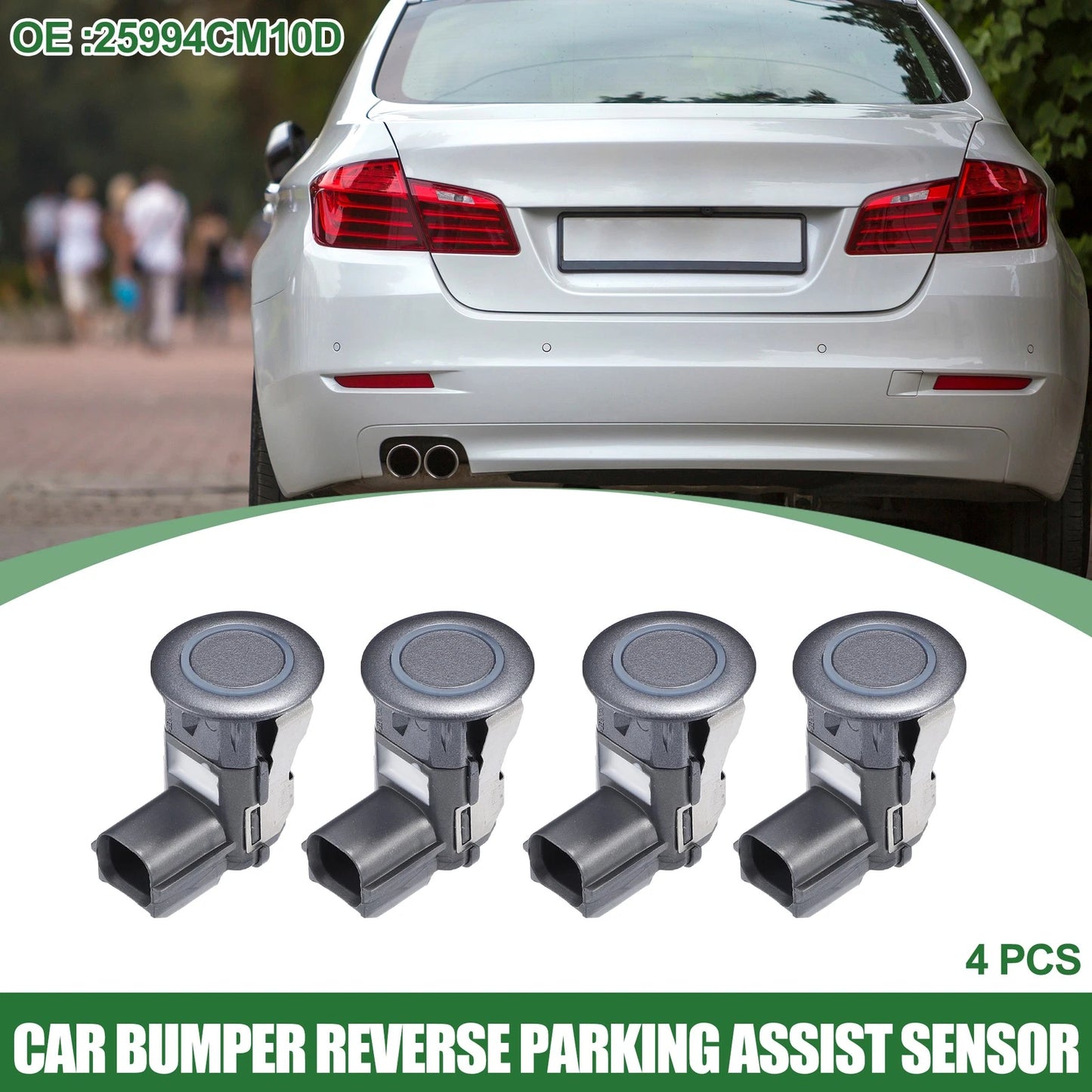 Set of 4 Bumper Reverse Parking Sensors for Infiniti EX35 (2008–2012) No. 25994CM10D