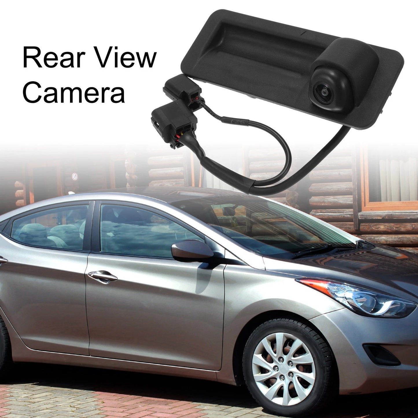 Rear View Camera for Hyundai Elantra (2017–2023) 120-180 Degree