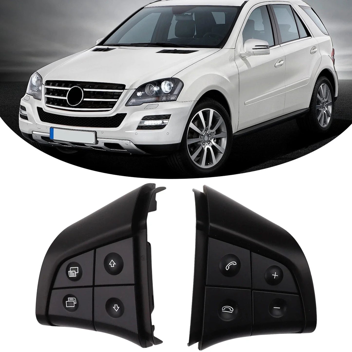 Steering Wheel Switch Button 2PCS/1SET for All Models