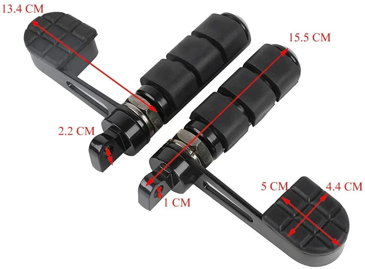 Foot Pegs Footrest Heel Rests for Harley Sportster XL 883 1200 Softail FXR