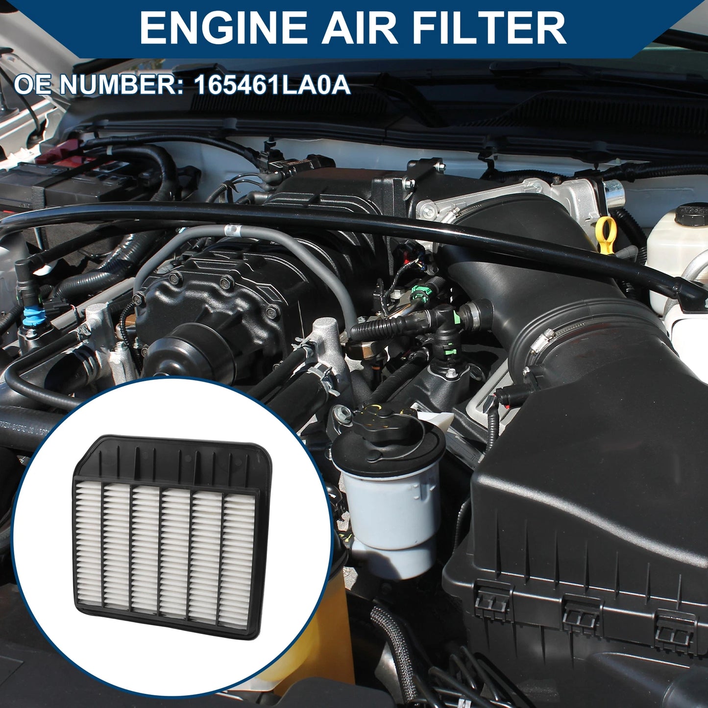 Engine Air Filter No. 16546-1LA0A for Infiniti QX80 5.6L (2016–2020)