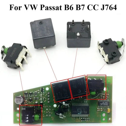 Relays Micro Switch Steering Lock Module for VW Passat B6 B7 CC