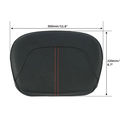 Passenger Backrest Pad for Harley Touring Street Road Glide King (1994-2023)