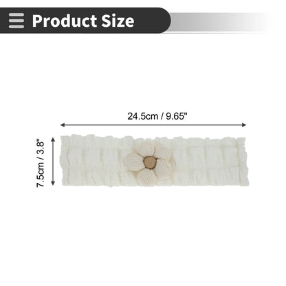 Set of 2 Beige Seat Belt Cover Pads for Universal Fit (24.5cm)