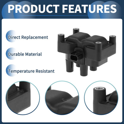 Ignition Coil Pack 4S7G12029AA for Ford Fiesta (2011–2013) L4 1.6L