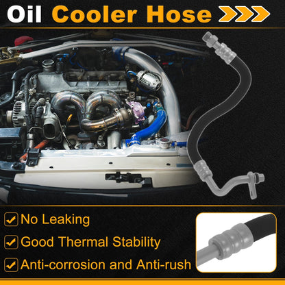 Inlet Transmission Oil Cooling Line Assembly for Audi A6 (2006–2011) 4F0317825E