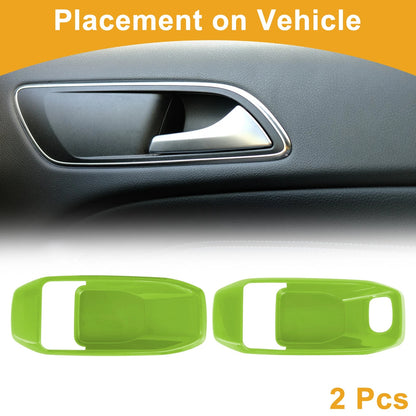 Interior Door Handle Bowl Cover Trim for Jeep Wrangler Gladiator JT (2018–2023)