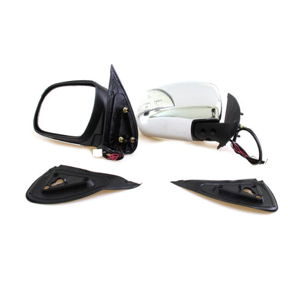 Set of 2 Chrome LED Electric Door Wing Mirrors for Toyota Hilux Vigo