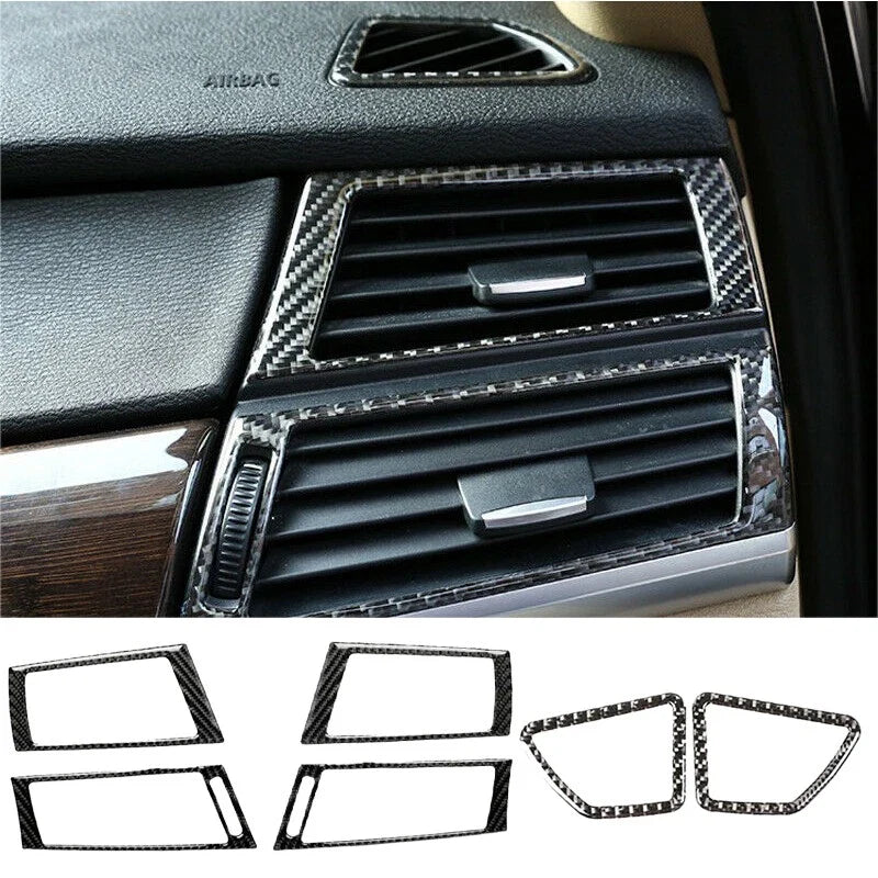 Carbon Fiber Inner Cover Sticker Kit for BMW X5 E70 X6 E71 (2008-2013)