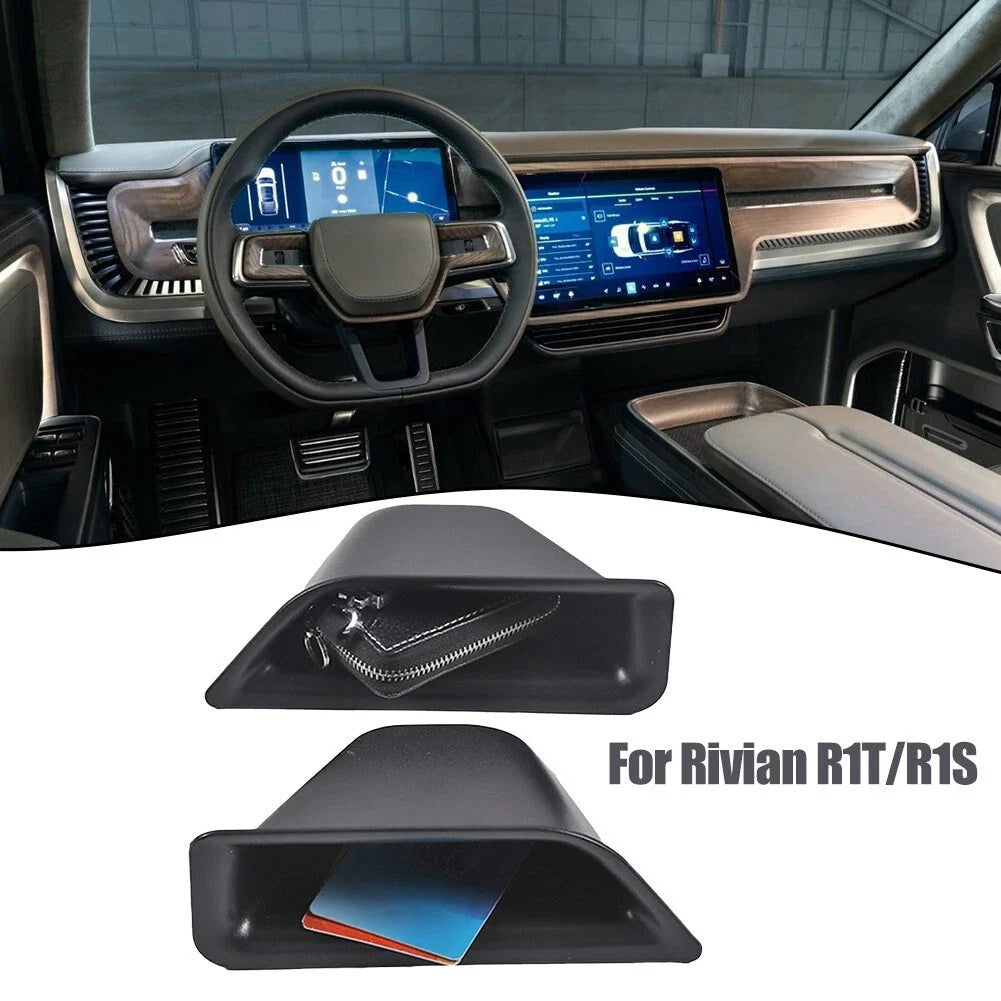 Car Door Storage Box / 2 x / ABS Material for Rivian R1T/R1S (2022–2024)