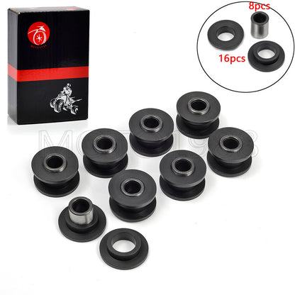 Set of 4 Shock Bushing Bearing Sleeves for Arctic Cat 250 300 375 400 500 650 700