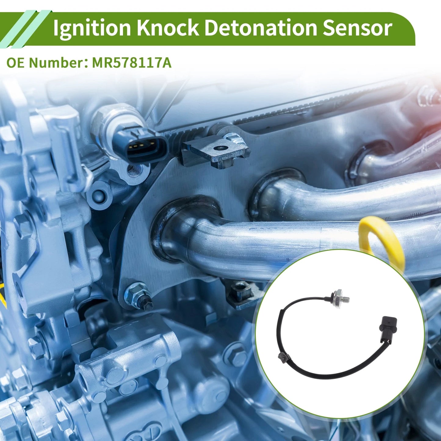 1 Pc Ignition Knock Detonation Sensor MR578117A for Mitsubishi Lancer (2003–2006)