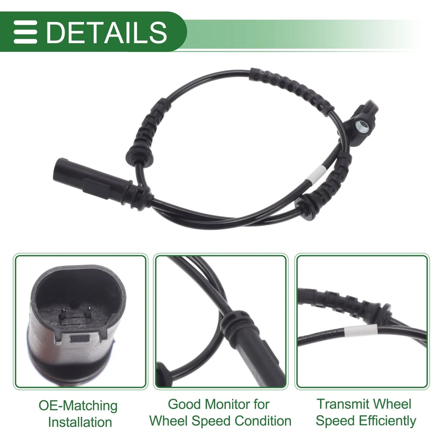 ABS Wheel Speed Sensor 1 Pc for BMW X1 (2014 - 2020)
