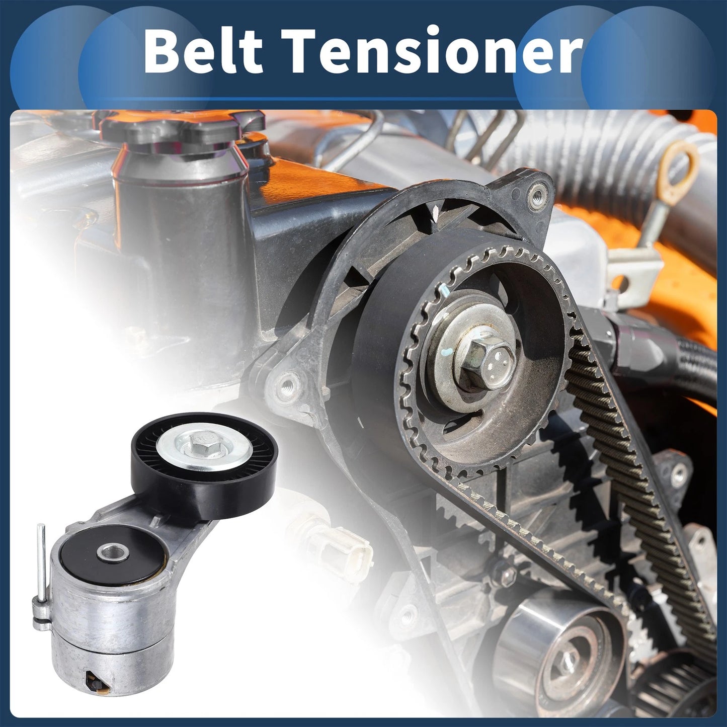 Belt Tensioner for Chevrolet Astra (2008) No. 90571758 Metal 1 Pcs
