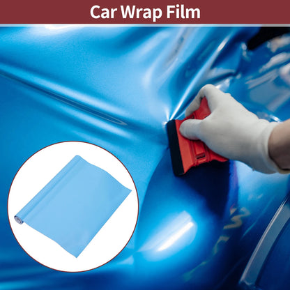 Matte Light Blue Vinyl Wrap Film 31x152cm for Universal Applications