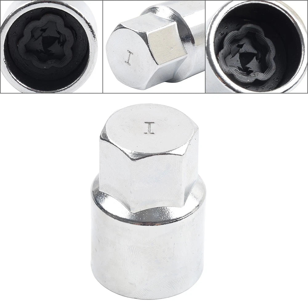 Wheel Lock Key Lug Nuts for Ford Mustang F-150 (2015–2023)