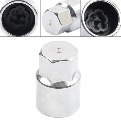 Wheel Lock Key Lug Nuts for Ford Mustang F-150 (2015–2023)
