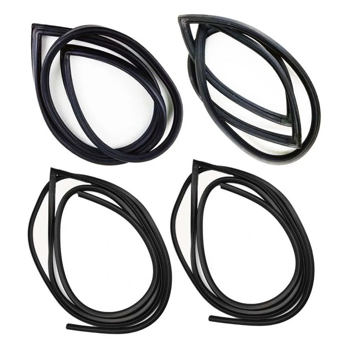 Windshield w Vent Door Rubber Set 4 Fits Datsun Bluebird 510 2D SED 1967-72