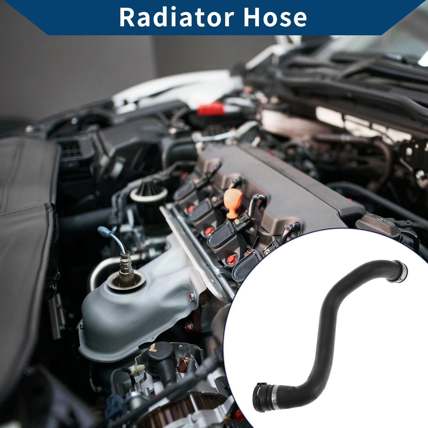 Radiator Hose for Mercedes-Benz GLS 450 (2017–2019) No.A1665000075 Rubber
