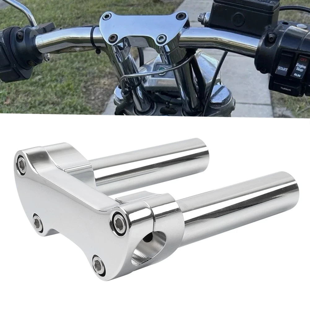 5.5" Handlebar Riser with 1" Top Clamp for Harley Night Train Low Rider Softail
