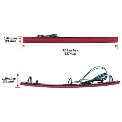 Red Lens Rear Bumper Reflector Brake Light for Chevrolet Corvette (2014–2019)