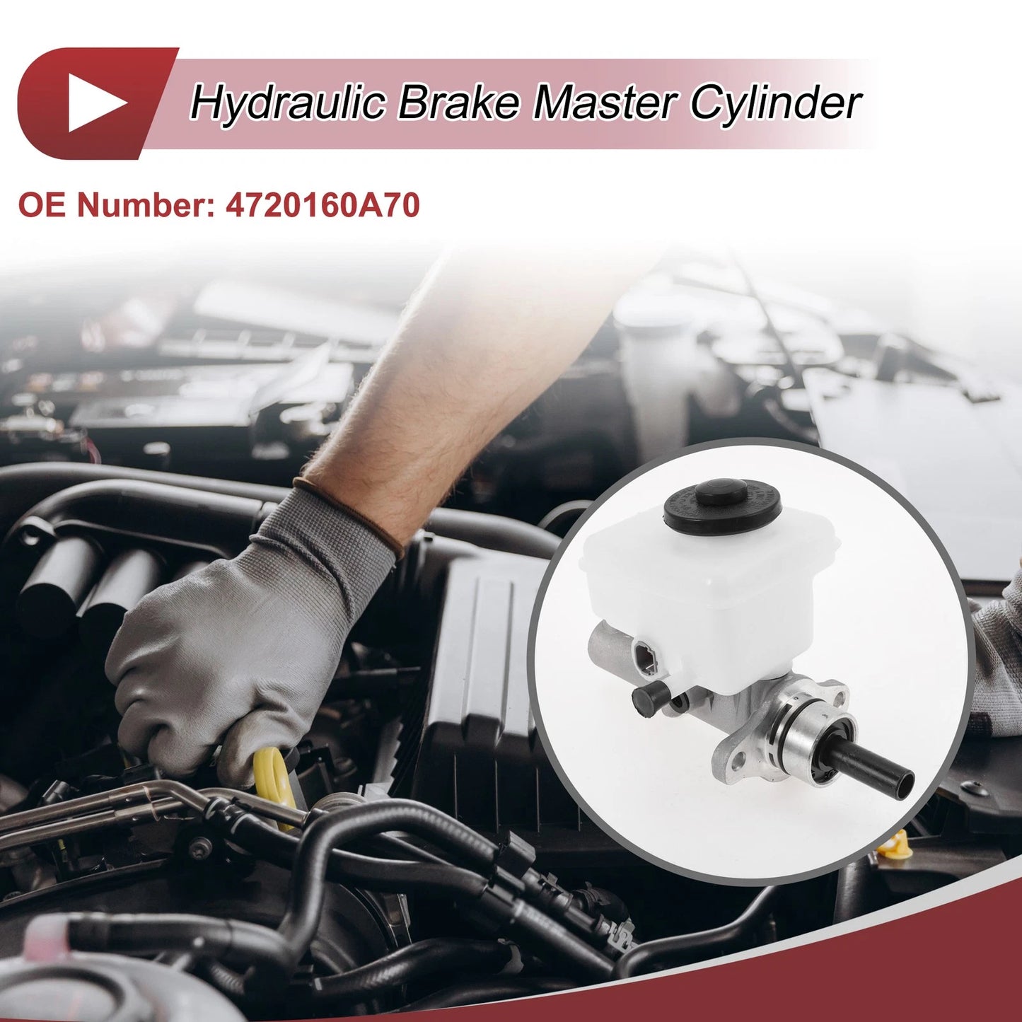 Brake Master Cylinder with Reservoir No. 4720160A70 for Toyota Land Cruiser (2009–2023)