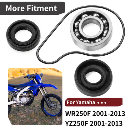 Water Pump Seal Bearing Repair Kit for Yamaha WR250F YZ250F (2001–2013)