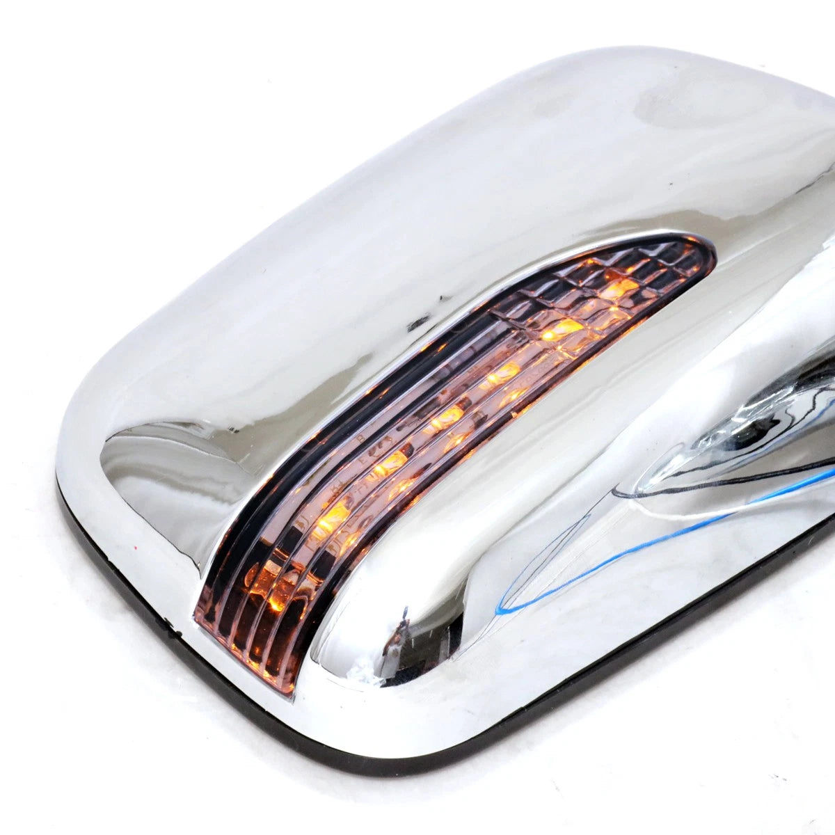 2X LED Chrome Door Mirrors for Toyota Hilux 88–98, 4Runner 88–98