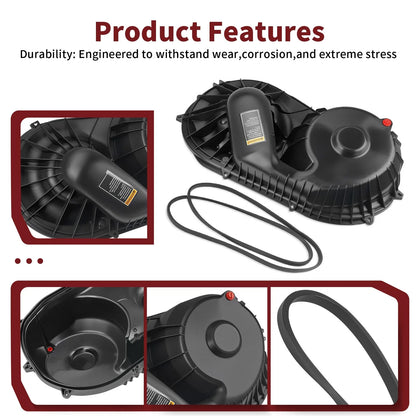 Outer Clutch Belt Cover Housing w/ Seal for Polaris Ranger 1000 Crew XP (2021–2025)