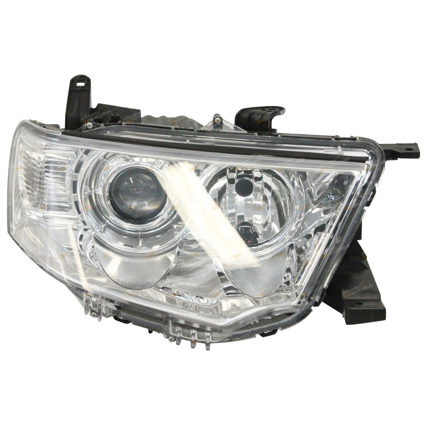 2X Clear Projector Headlights for Mitsubishi Challenger (2009–2013)