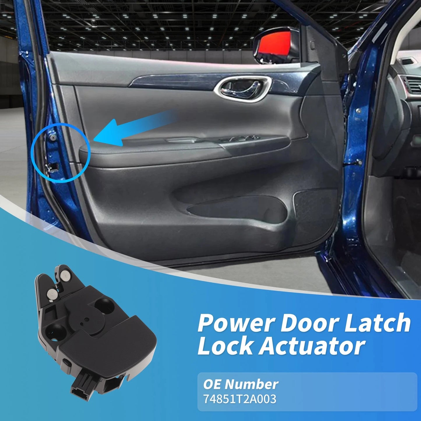Tailgate Power Door Lock Actuator for Honda Accord (2014–2018) 74851T2A003