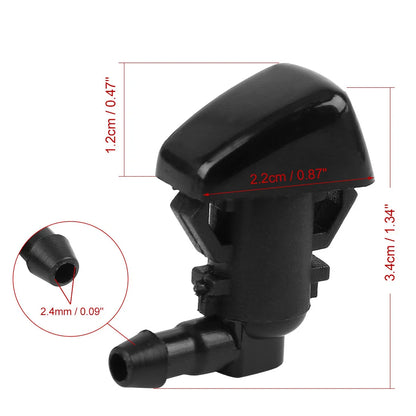 2 x Windshield Wiper Jet Nozzles for Dodge Nitro (2007-2011)