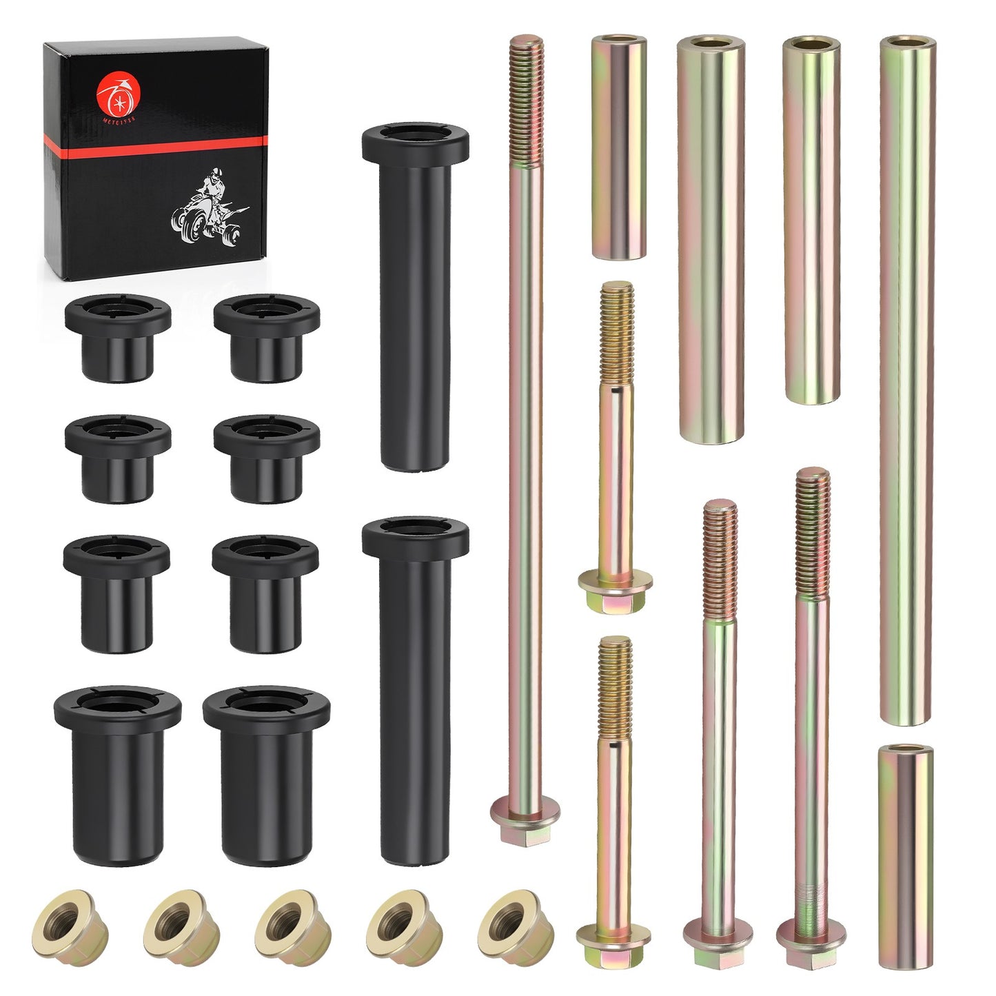 Rear A-Arm Bushing Bolt Shaft Kit for Polaris Scrambler 1000 (2014–2018)