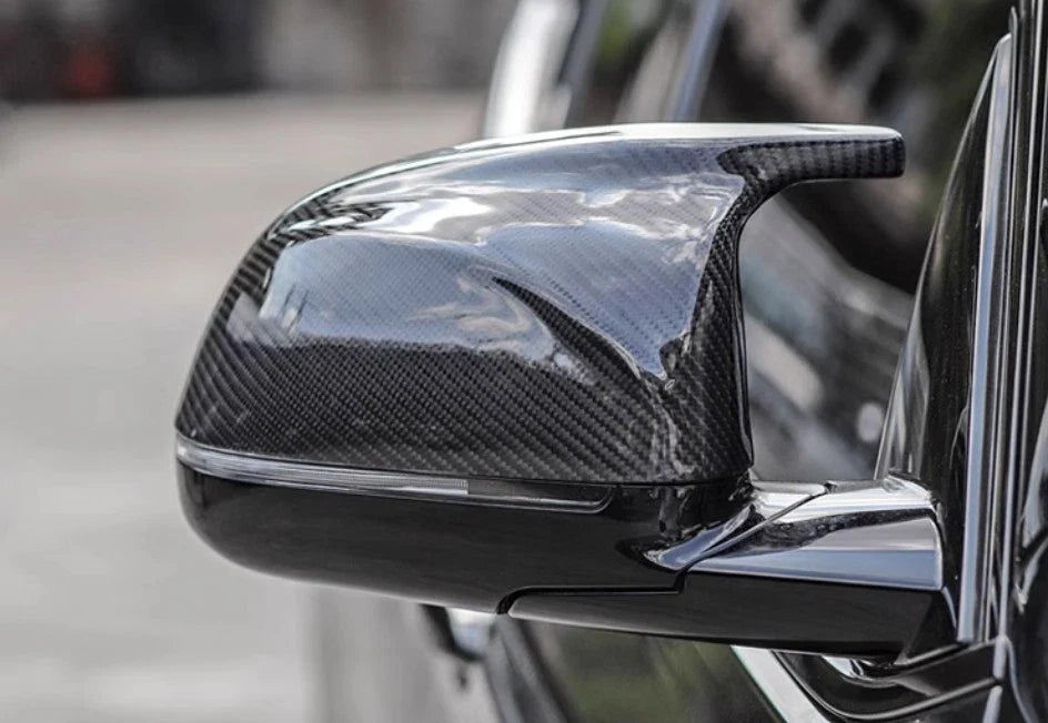 Carbon Fiber Side Mirror Cover Cap for BMW X3M/X4M/X5M/X6M (2019–2024)