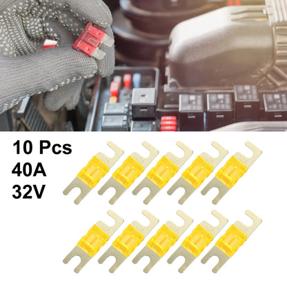 10pcs 40A AFS Mini ANL Fuse for Car Truck Motorcycle Boat Audio