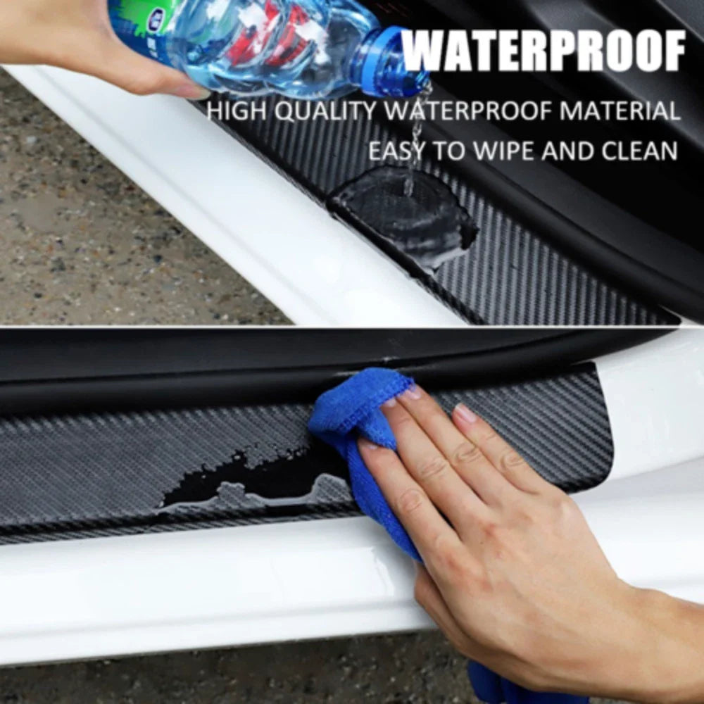 4X PU Door Sill Pedal Protector Plate Cover for Ford Maverick (2022–2023)