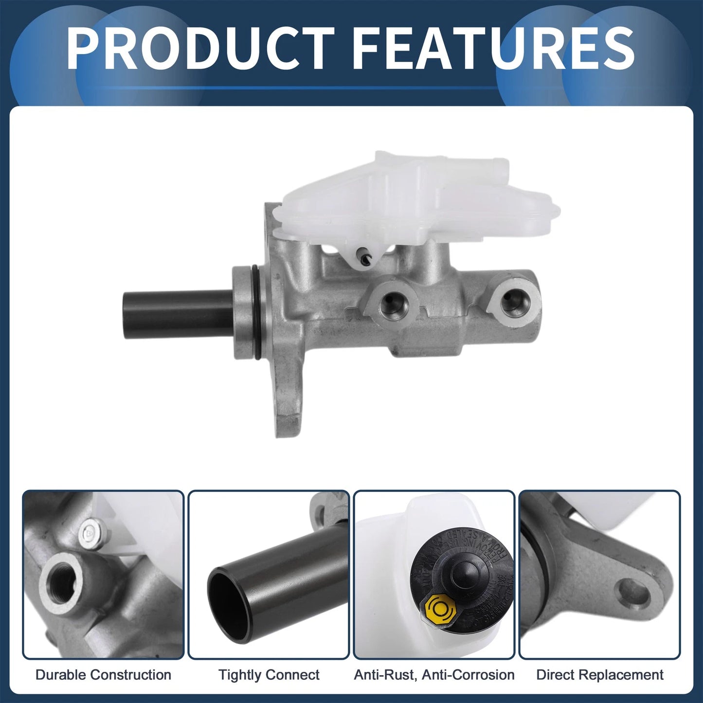 Brake Master Cylinder with Reservoir No. 4720106550 for Toyota Avalon (2019–2023)
